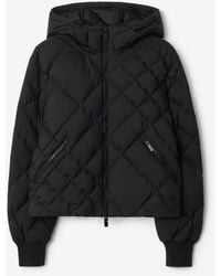 Burberry - Check-Stitch Nylon Delley Puffer Jacket - Lyst