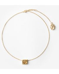 Burberry - Rose Monogram Necklace - Lyst
