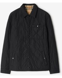 Burberry - Reversible Quilted Nylon Overshirt - Lyst