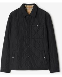 Burberry - Reversible Quilted Nylon Overshirt - Lyst