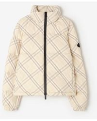 Burberry - Check Ambleside Puffer Jacket - Lyst