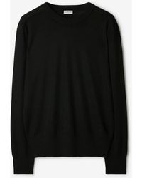Burberry - Wool Sweater - Lyst