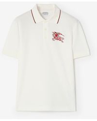 Burberry - Heart Knight Cotton Polo Shirt - Lyst