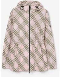 Burberry - Check Whitstable Hooded Jacket - Lyst