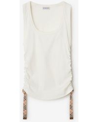 Burberry - Ruched Top - Lyst