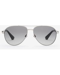 Burberry - Metal Shield Aviator Sunglasses​ - Lyst
