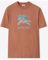 Burberry - Ekd Ombré Cotton T-Shirt - Lyst