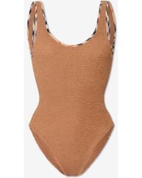 Burberry - X Hunza G Faye Swimsuit - Lyst