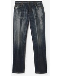Burberry - Slim Coated Jeans - Lyst