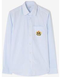 Burberry - Classic Fit Pinstriped Cotton Oxford Shirt - Lyst