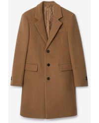 Burberry - Wool Tailored Coat - Lyst