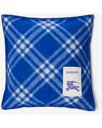 Burberry - Check Wool Cushion - Lyst