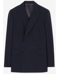 Burberry - Wool Sloane Tailored Jacket - Lyst