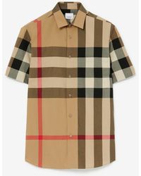 Burberry - Somerton Vintage Check Stretch-cotton Shirt - Lyst