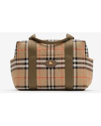 Burberry - Childrens Check Nylon Baby Changing Bag - Lyst