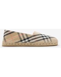 Burberry - Check Mews Espadrilles​ - Lyst