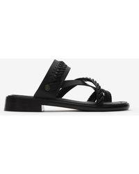 Burberry - Leather Baez Sandals​ - Lyst