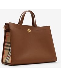 Burberry - Medium Check Cotswolds Tote - Lyst