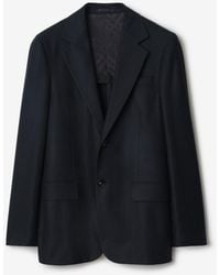 Burberry - Wool Cashmere Tailored Jacket - Lyst