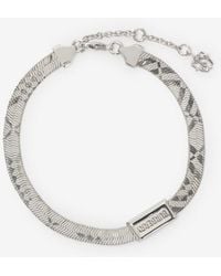 Burberry - Engraved Check Bracelet​ - Lyst
