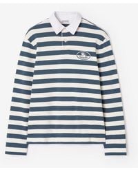 Burberry - Knight Stamp Cotton Rugby Shirt - Lyst