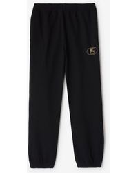 Burberry - Knight Stamp Cotton Jogging Pants - Lyst