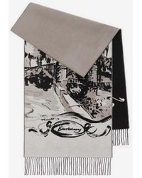 Burberry - Castle Cashmere Scarf - Lyst