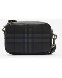 Burberry - Mini City Check Crossbody Bag - Lyst