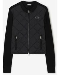 Burberry - Quilted Nylon And Wool Fulbrook Jacket - Lyst
