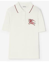 Burberry - Heart Knight Cotton Polo Shirt - Lyst