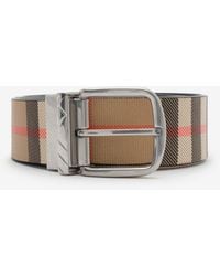 Burberry - Reversible Check Pin Belt - Lyst