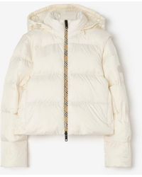 Burberry - Detachable Sleeve Nylon Langdale Puffer Jacket - Lyst