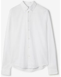 Burberry - Slim Fit Cotton Oxford Shirt - Lyst