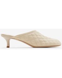 Burberry - Ekd Leather Baby Mules - Lyst