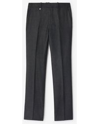 Burberry - Check Wool Cashmere Tailored Trousers - Lyst