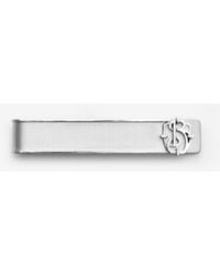Burberry - B Charm Tie Bar - Lyst
