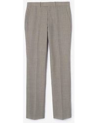 Burberry - Pinstriped Wool Sloane Tailored Trousers - Lyst