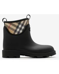 Burberry - Rubber Marsh Stamp Low Boots​ - Lyst