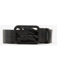 Burberry - Reversible Check Rider Belt - Lyst