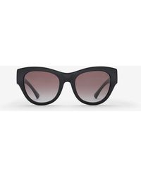 Burberry - Ekd Round Sunglasses - Lyst