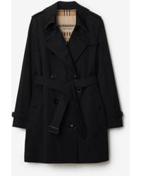 Burberry - Kurzer Heritage-Trenchcoat "Kensington" - Lyst