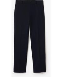 Burberry - Cotton Twill Chinos - Lyst