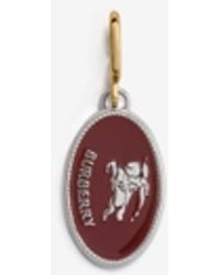 Burberry - Knight Stamp Enamel Charm - Lyst
