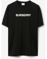Burberry - Logo Cotton T-Shirt - Lyst