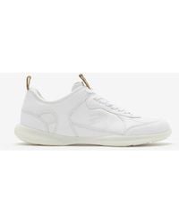Burberry - Leather Matrix Sneakers - Lyst