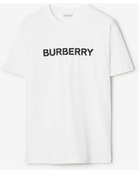 Burberry - Logo Cotton T-Shirt - Lyst