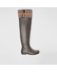 burberry rain boots womens