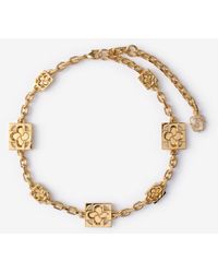 Burberry - Rose Monogram Necklace - Lyst