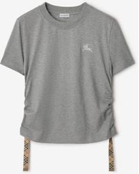 Burberry - Festival Cotton T-Shirt - Lyst