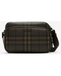 Burberry - City Check Pocket Crossbody Bag - Lyst